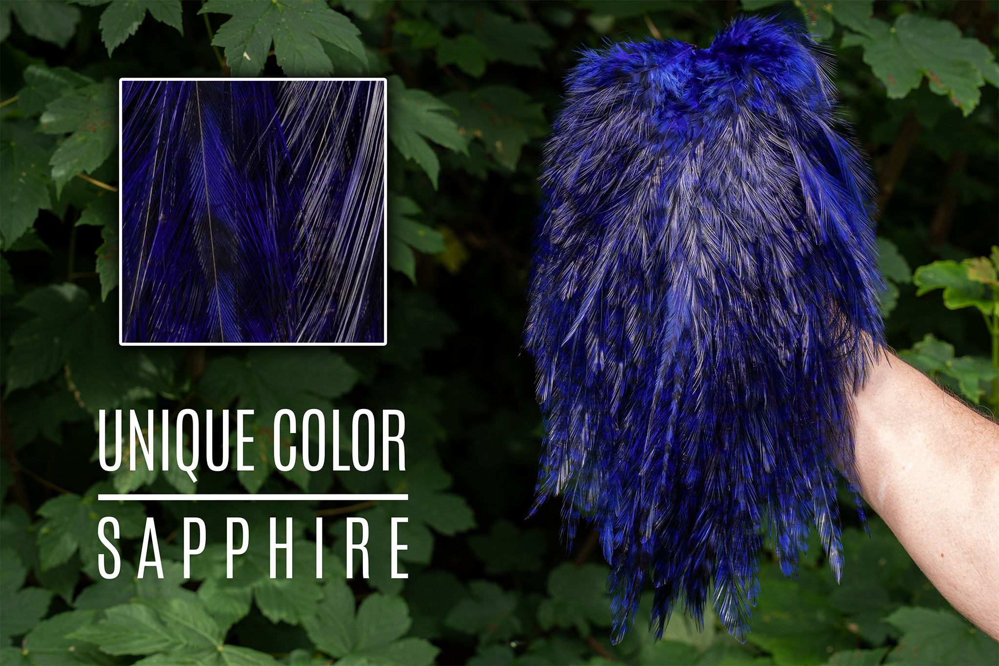 CDL Rooster Saddle Sapphire Blue