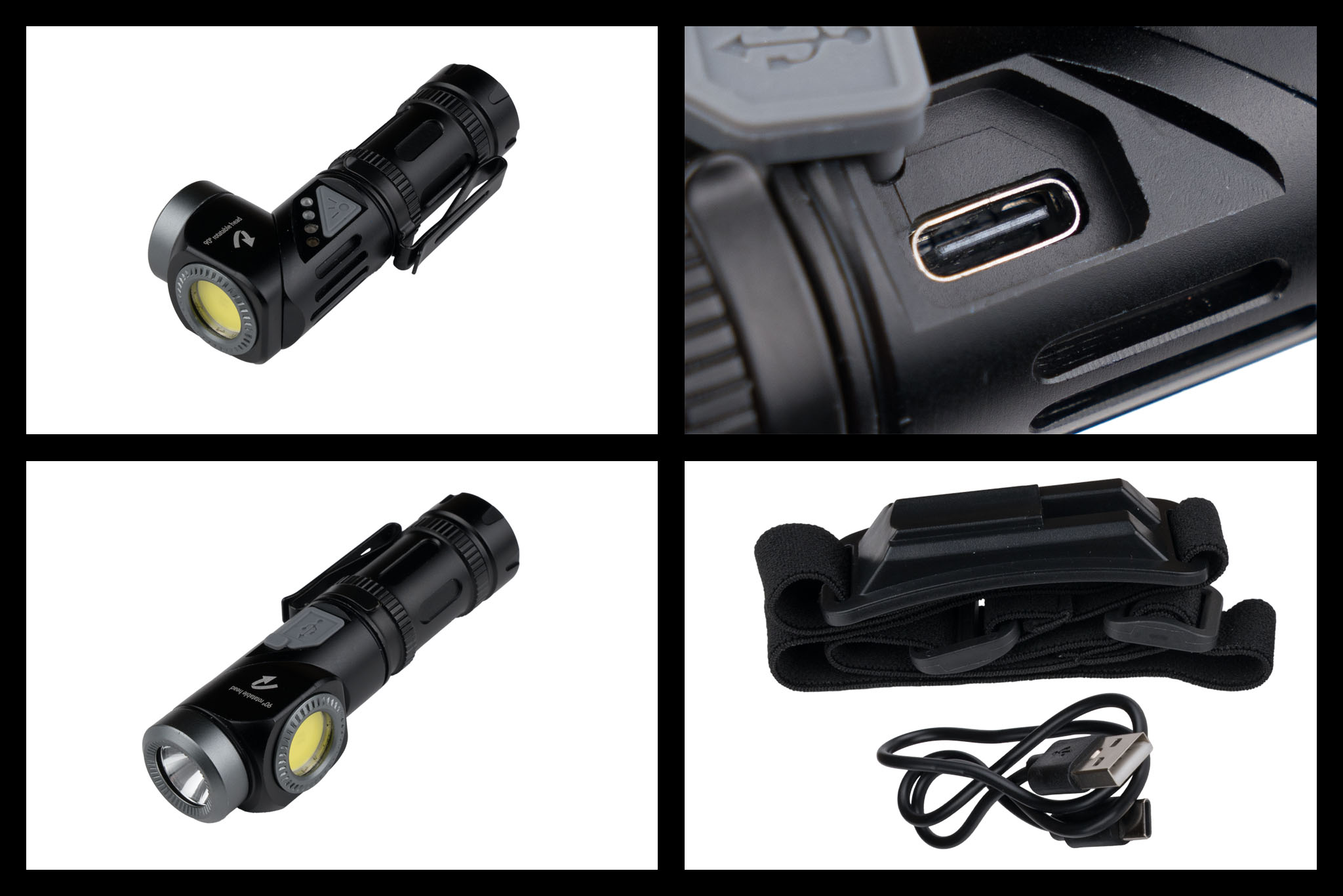 Drejeligt clip-on-lys